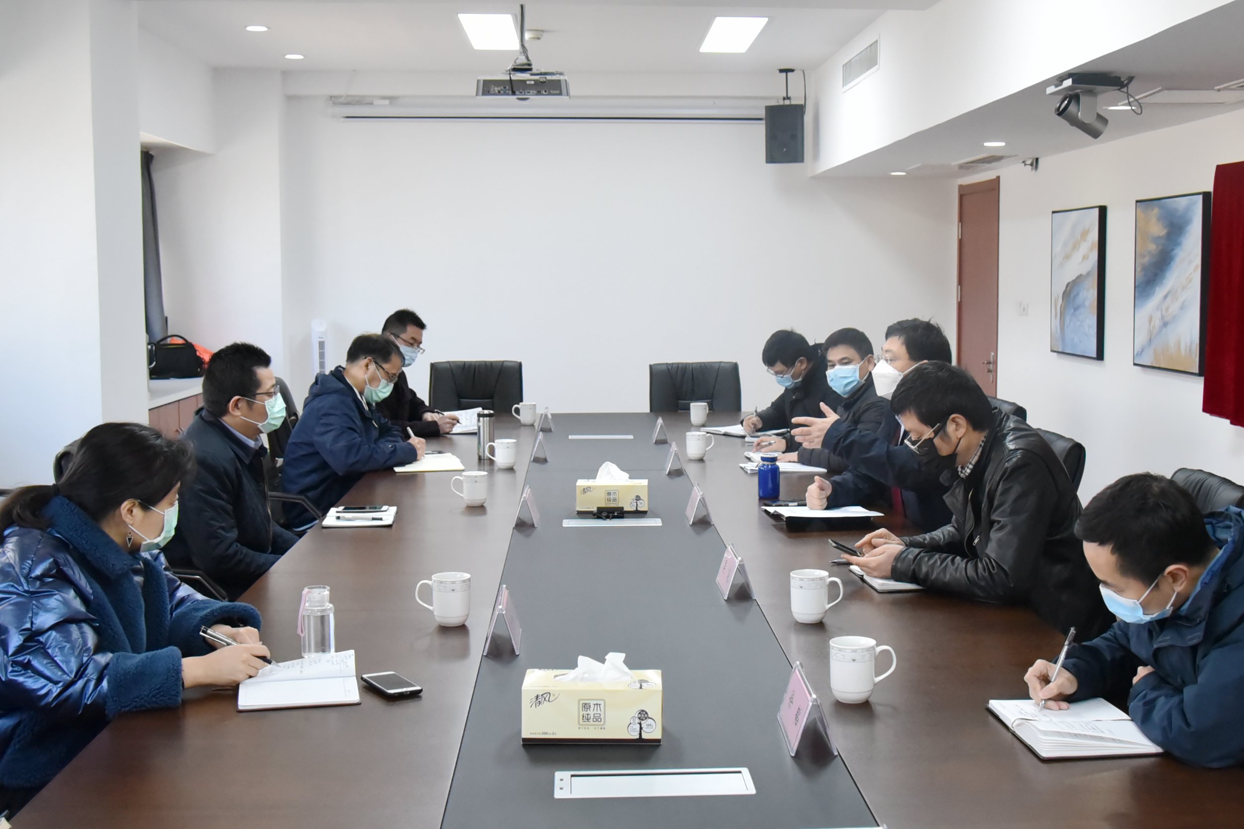 兴合集团赵有国副总裁一行调研华体会（中国）疫情防控工作