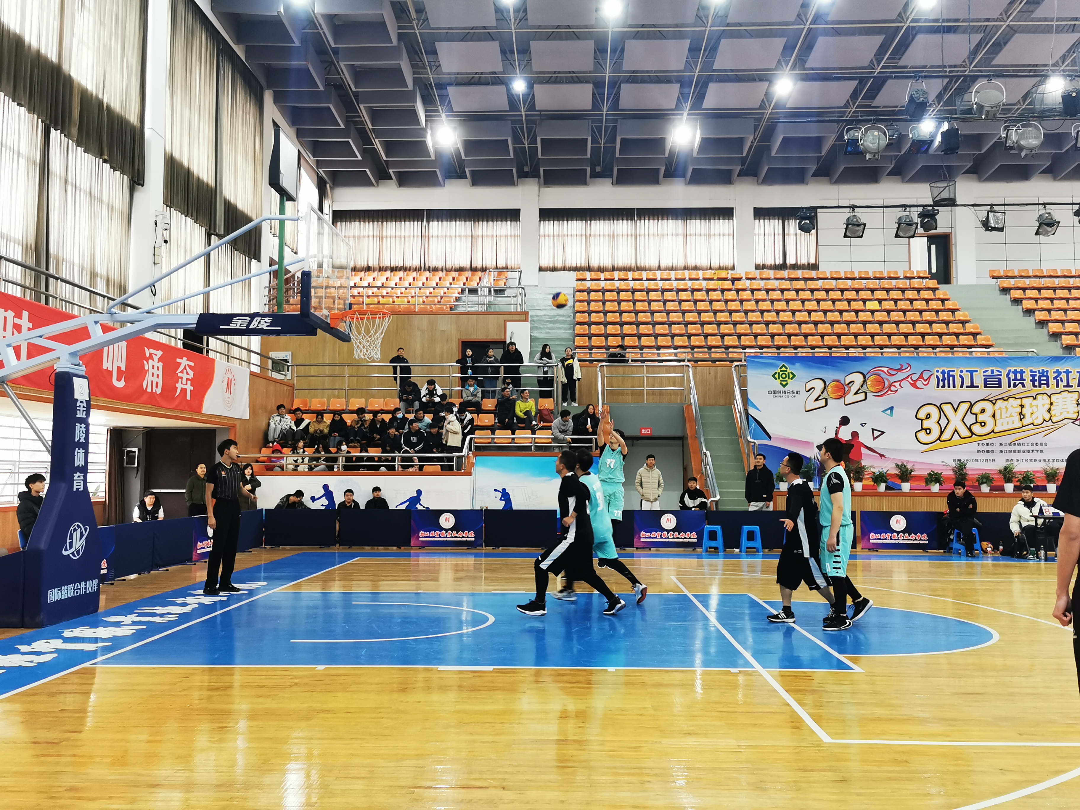华体会（中国）喜获省社本级职工3X3篮球赛青年组第五名