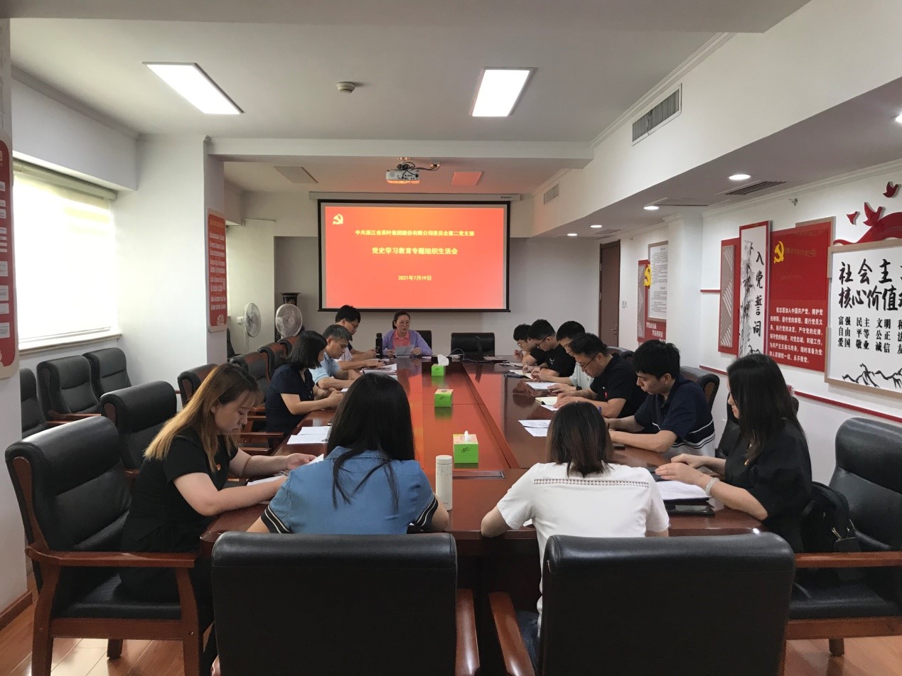 华体会（中国）第二党支部召开党史学习教育专题组织生活会