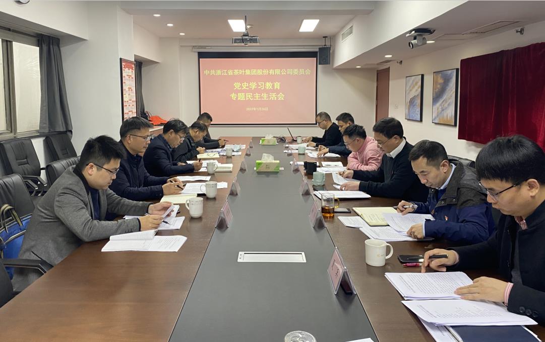华体会（中国）党委召开党史学习教育专题民主生活会