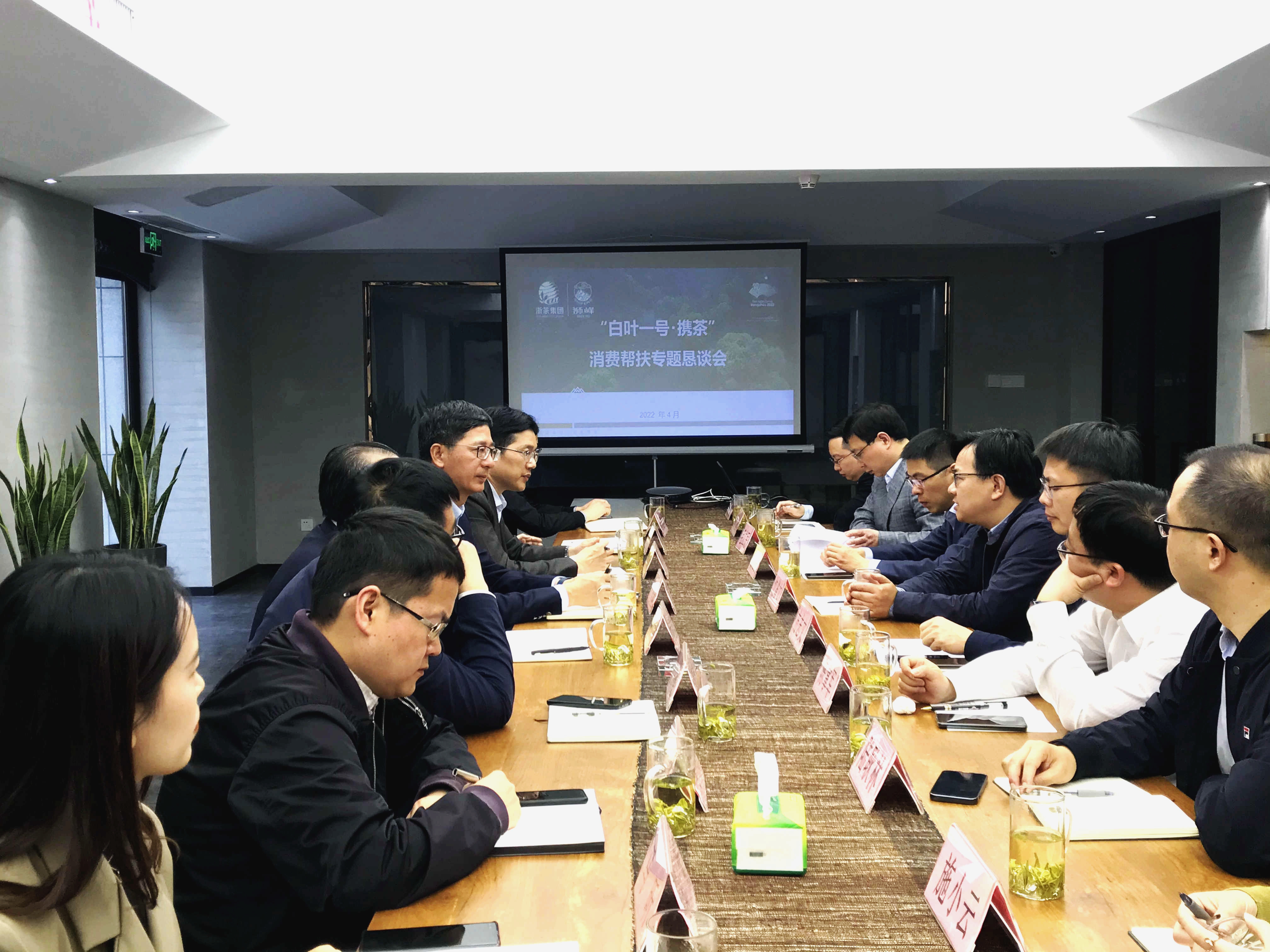 省供销社“白叶一号·携茶”消费帮扶专题恳谈会在华体会（中国）龙坞内贸中心召开