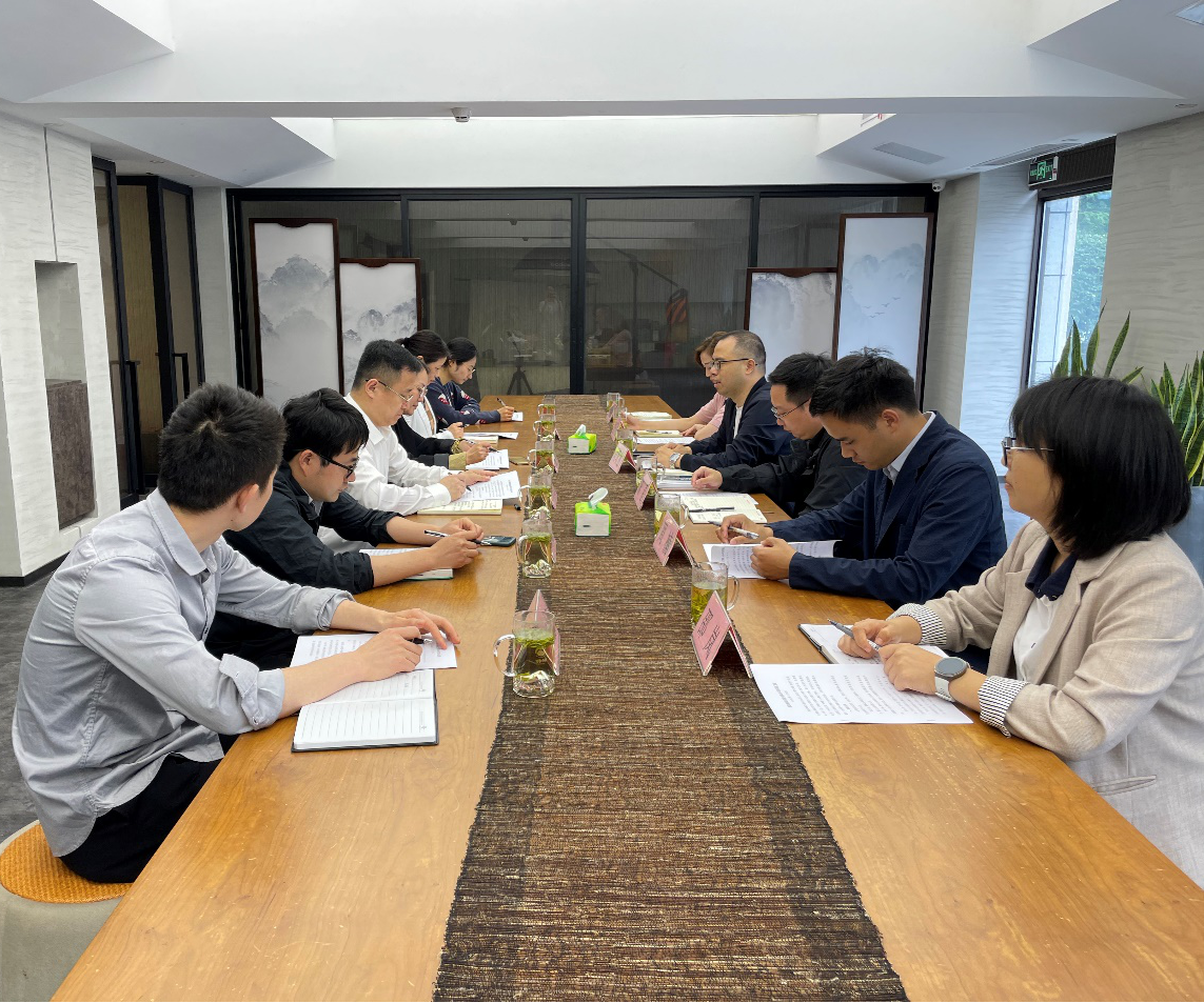 省社副主任冯冠胜莅临华体会（中国）狮峰茶业公司调研