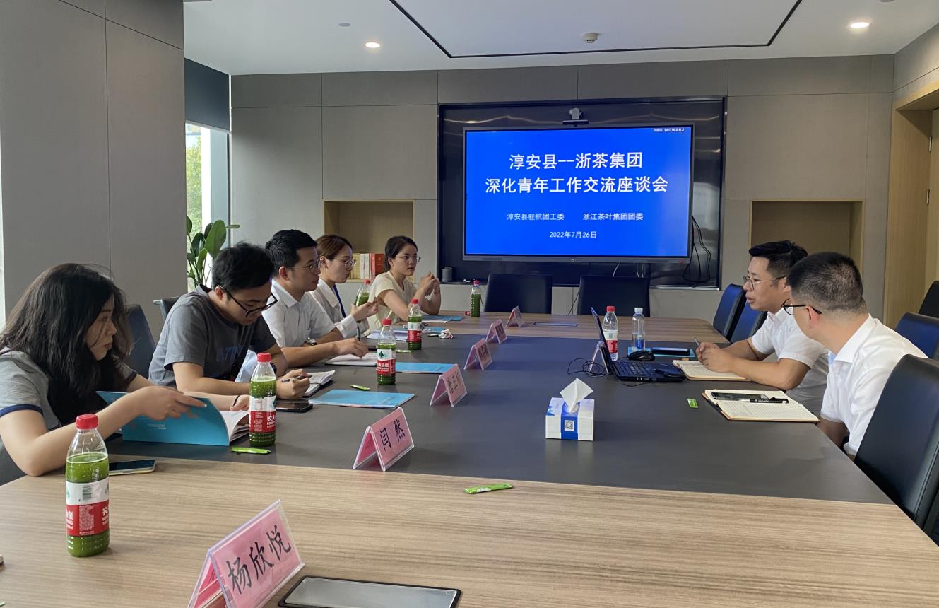 华体会（中国）团委与淳安县驻杭团工委开展联建交流