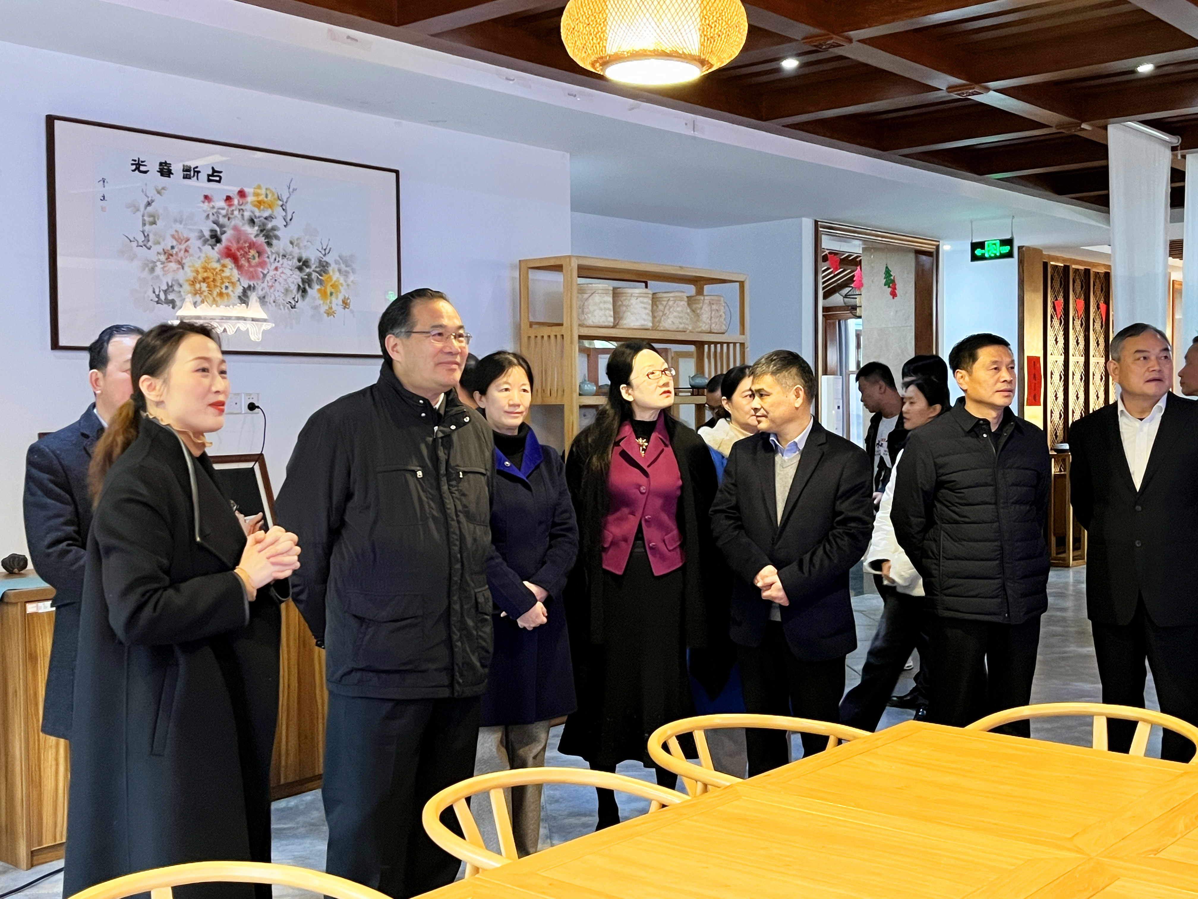 湖北省政协副主席马旭明一行莅临华体会（中国）考察交流