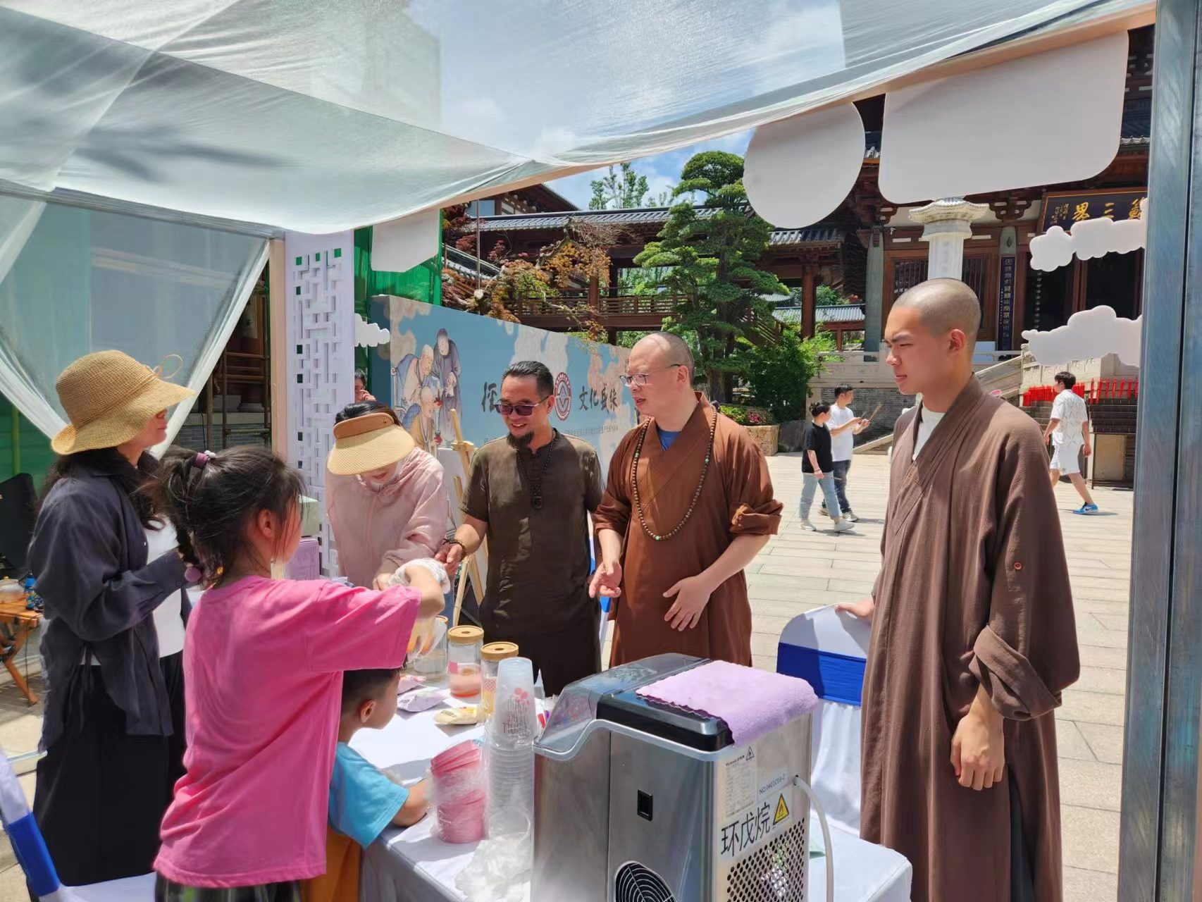 华体会（中国）“茶乐蛙”品牌参加人类非遗“径山茶宴”文化推进大会暨杭州佛教“茶宴非遗”专研班开班仪式
